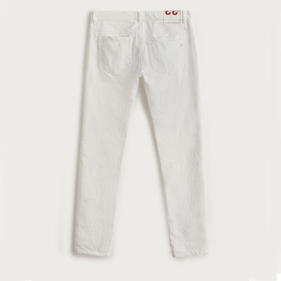 jeans dondup geprge bianco