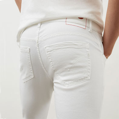 jeans dondup geprge bianco